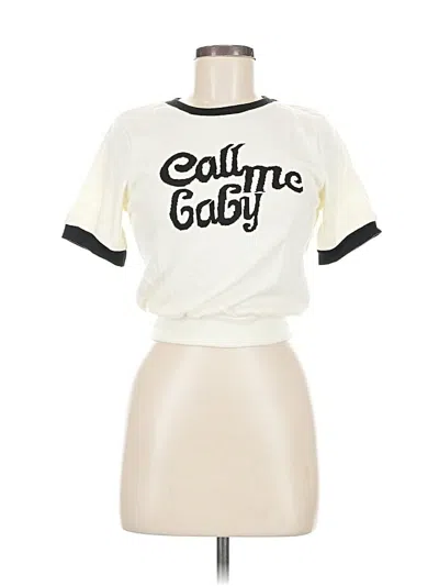 Pre-owned T'achi Short Sleeve T-shirt In White