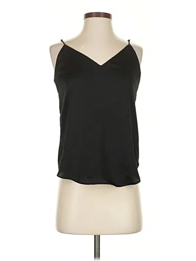 Pre-owned Express Sleeveless Top Black Halter Neckline Tops