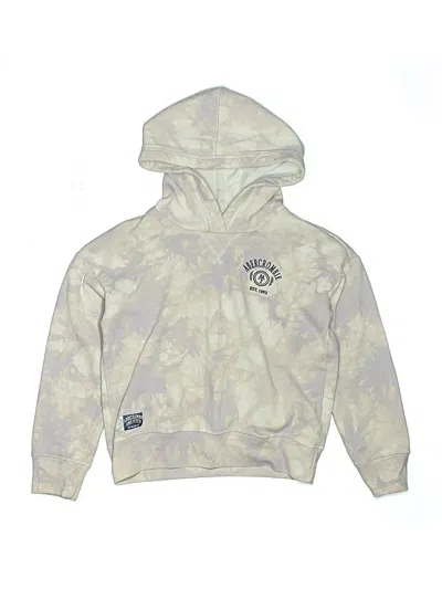 Pre-owned Abercrombie Kids' Pullover Hoodie In Silver