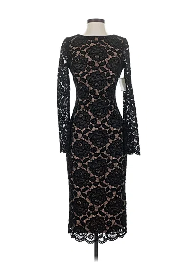 Pre-owned Dress The Population Cocktail Dress In Black