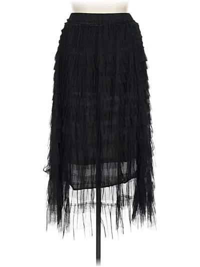 Pre-owned Unbranded Formal Skirt In Black