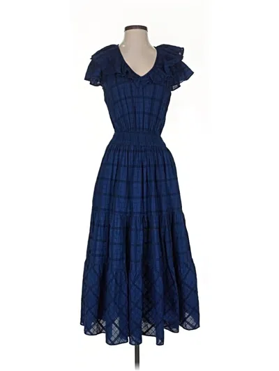 Pre-owned Draper James Casual Dress In Blue