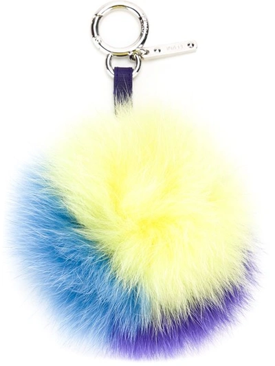 Fendi Pom-pom Bag Charm - Farfetch In F03tn Giallo+nebula