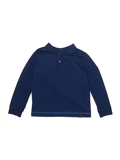 Pre-owned Zeroxposur Kids' Long Sleeve Polo Shirt In Blue