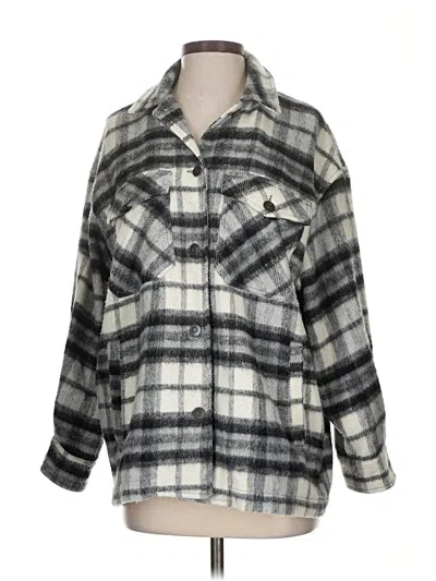 Pre-owned Zara Jacket In Gray