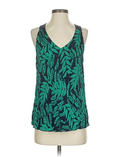 Pre-owned Banana Republic Sleeveless Blouse In Blue