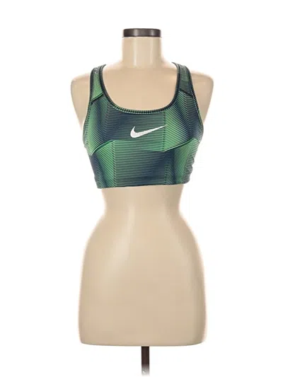 Pre-owned Nike Sports Bra In Green