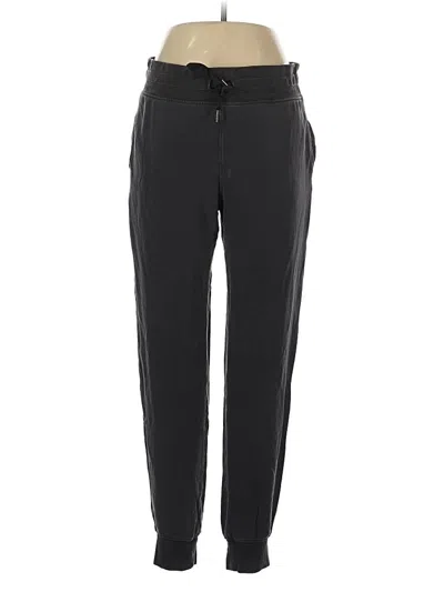 Pre-owned Athleta Track Pants In Black