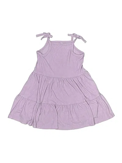 Pre-owned Crewcuts Kids' Dress In Purple