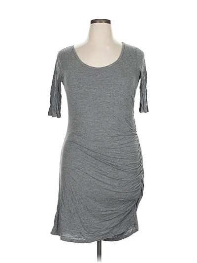 Pre-owned Banana Republic Casual Dress In Gray