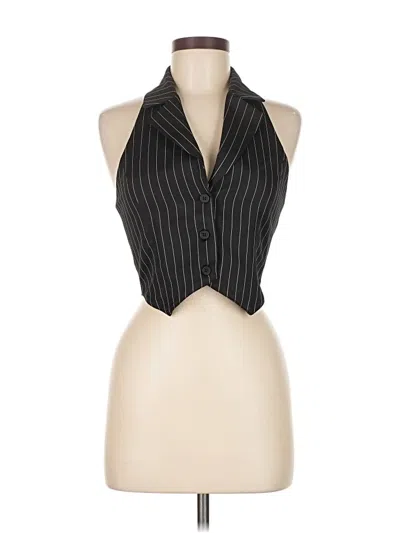 Pre-owned Princess Polly Tuxedo Vest In Black
