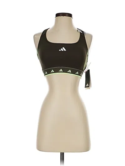 Pre-owned Adidas Originals Sports Bra In Green