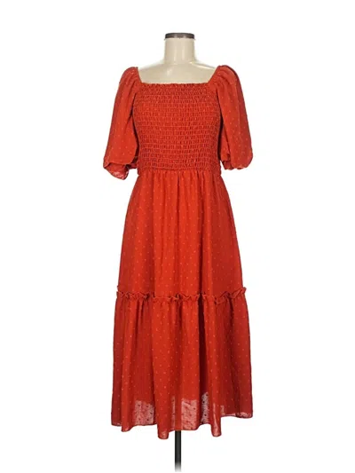 Pre-owned Fashion Casual Dress In Red