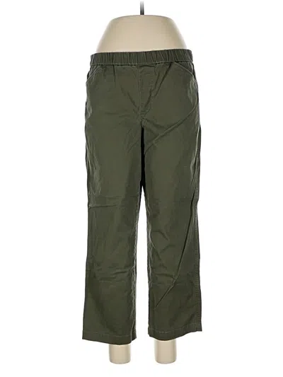 Pre-owned Lands' End Cargo Pants In Green