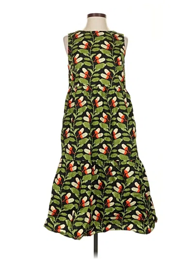 Pre-owned Assorted Brands Cocktail Dress In Green