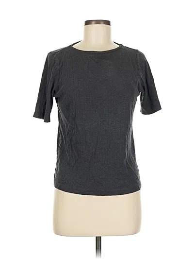 Pre-owned Uniqlo Short Sleeve T-shirt In Gray