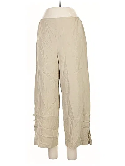 Pre-owned Citron Silk Pants In Brown
