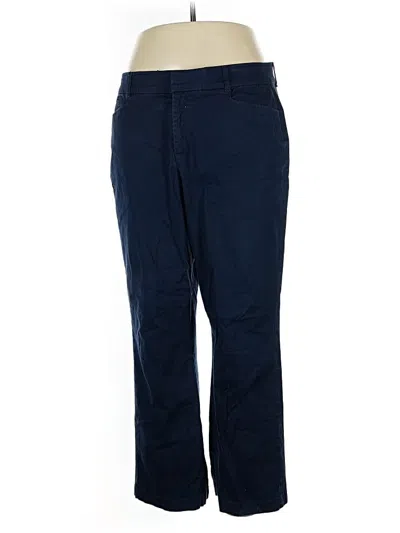 Pre-owned Jm Collection Casual Pants In Blue
