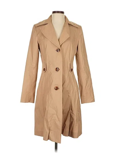 Pre-owned Dkny Trenchcoat In Brown