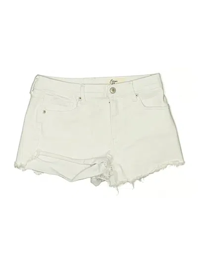 Pre-owned Cosmic Blue Love Shorts In White