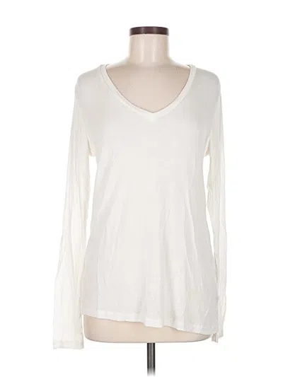 Pre-owned David Lerner Long Sleeve T-shirt In White