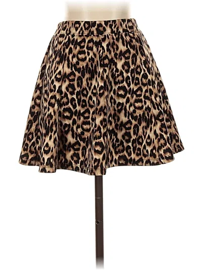 Pre-owned Forever 21 Casual Skirt In Brown