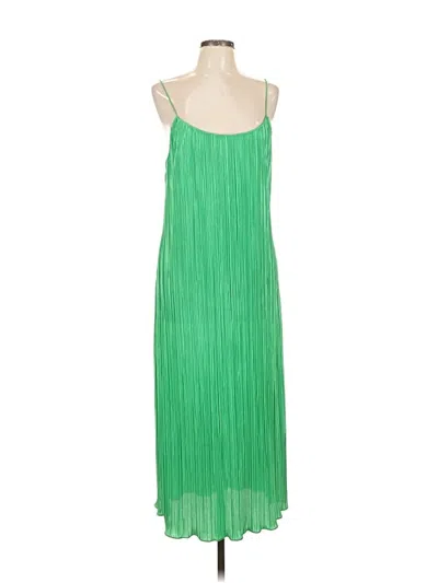 Pre-owned Good American Casual Dress In Green