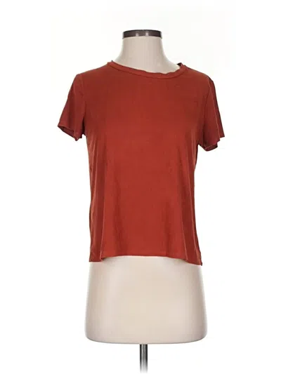 Pre-owned Madison Short Sleeve T-shirt In Red
