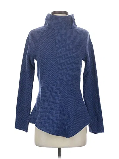 Pre-owned Prana Turtleneck Sweater In Blue