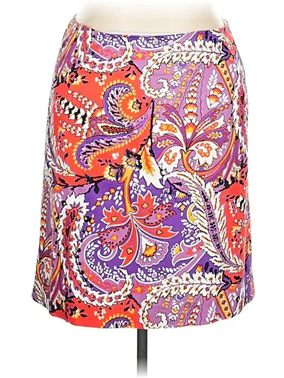 Pre-owned Tahari Casual Skirt In Purple