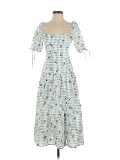 Pre-owned Reformation Casual Dress In Blue