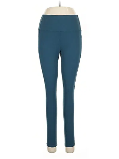 Pre-owned Skechers Active Pants In Blue