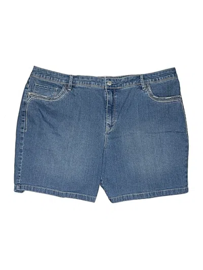 Pre-owned Gloria Vanderbilt Denim Shorts In Blue