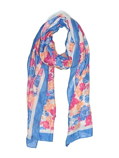 Pre-owned Lands' End Scarf In Blue