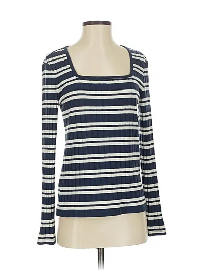 Pre-owned L.l.bean Signature Long Sleeve T-shirt In Blue