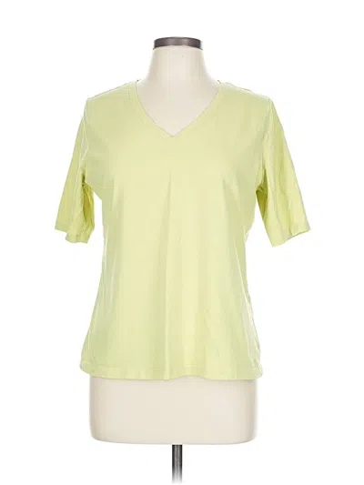 Pre-owned Chico's Short Sleeve T-shirt In Green