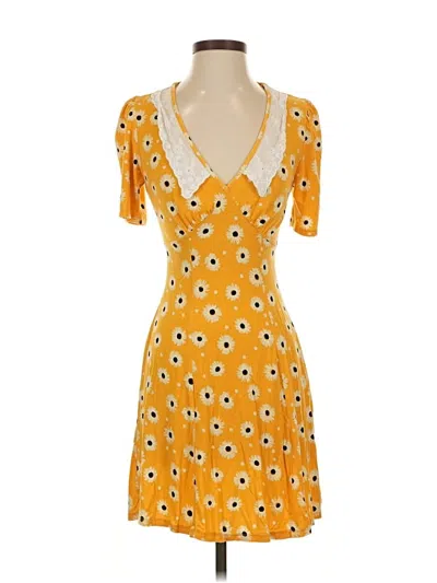 Pre-owned Asos Design Casual Dress In Yellow