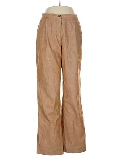 Pre-owned Lizsport Casual Pants In Gold