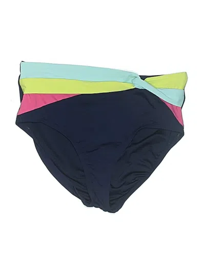 Pre-owned Lands' End Swimsuit Bottoms In Blue