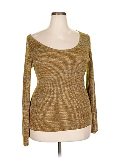 Ann Taylor Long Sleeve T-shirt In Green