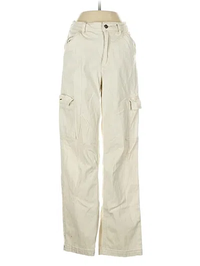 Pre-owned Hollister Cargo Pants In White