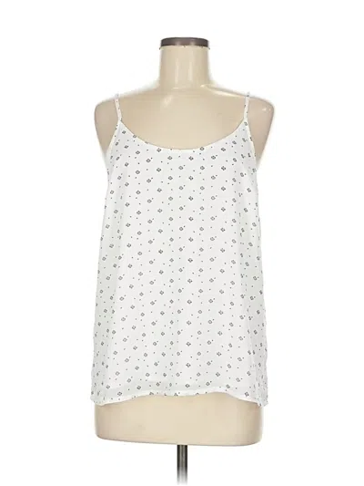 Pre-owned Nordstrom Rack Tank Top White Halter Neckline Tops