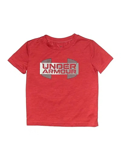 Pre-owned Under Armour Kids' Short Sleeve T-shirt In Red