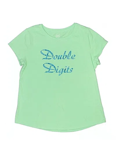 Pre-owned Wonder Nation Kids' Short Sleeve T-shirt In Green