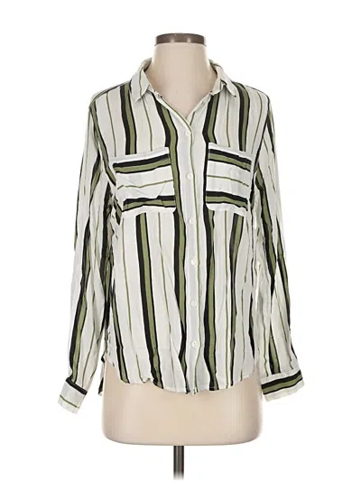 Pre-owned Velvet Heart 3/4 Sleeve Blouse In Green