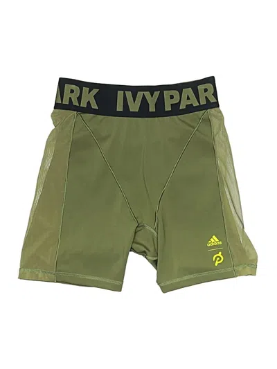 Pre-owned Adidas X Ivy Park Athletic Shorts In Green