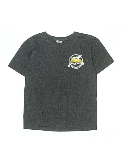 Pre-owned Fruit Of The Loom Kids'  Short Sleeve T-shirt In Gray