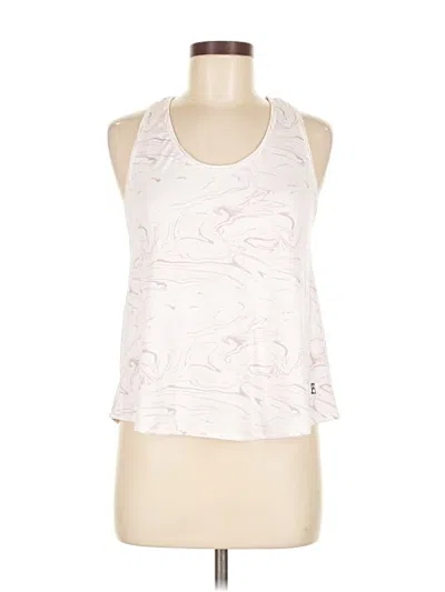 Pre-owned Avalanche Tank Top Ivory Halter Neckline Tops In White