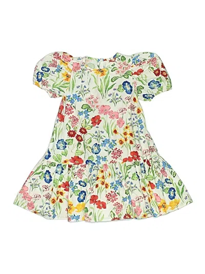 Pre-owned Cara Cara Kids' Dress In White