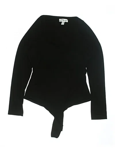 Pre-owned Frankly Apparel Bodysuit In Black